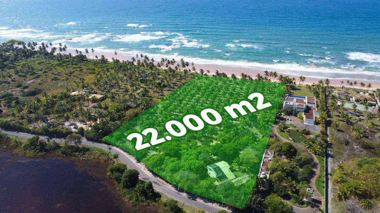Terreno Pé na Areia – 22.000m² | Busca Vida – Litoral Norte