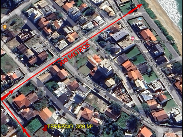 Terreno com 320m², à venda, no bairro Centro em Penha