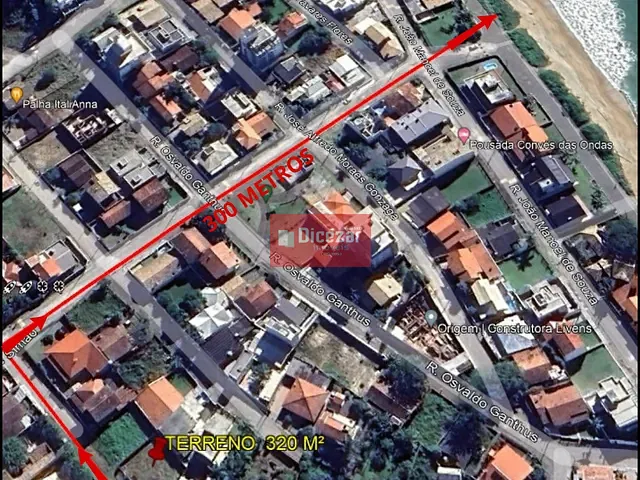 Terreno com 320m², à venda, no bairro Centro em Penha