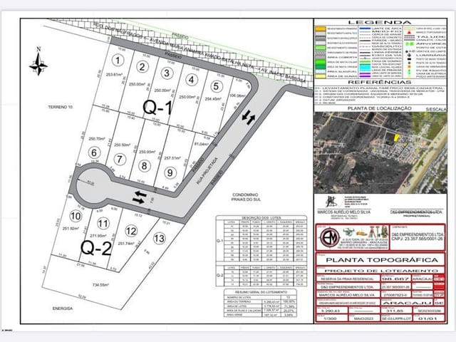 Terreno com 250m², à venda, no bairro Mosqueiro em Aracaju