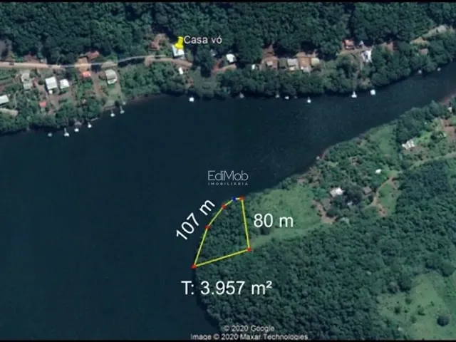 Terreno com 3957m², à venda, no bairro Área Rural em Três Barras do Paraná