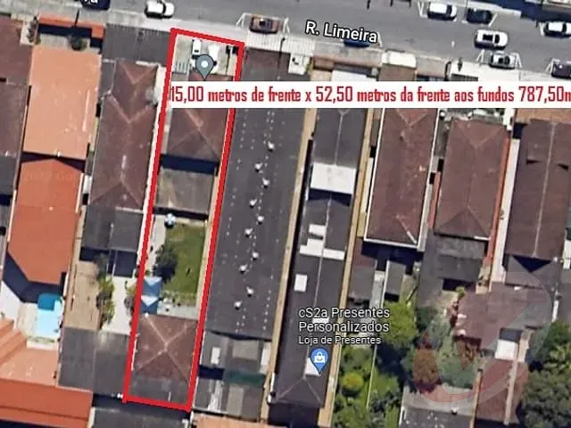 Terreno com 788m², à venda, no bairro Boqueirão em Praia Grande