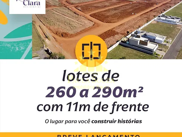 Terreno com 260m², à venda, no bairro Centro em Piratininga