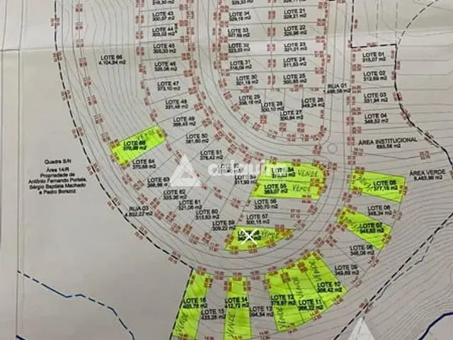 Terreno com 307m², à venda, no bairro Chapada em Ponta Grossa