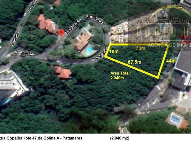 Foto do Terreno - Terreno para Venda em Salvador, Patamares | PORTO UNO AGÊNCIA DE IMÓVEIS