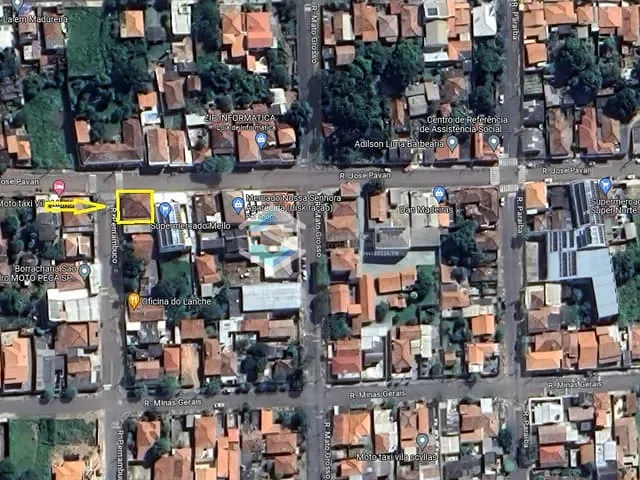 Terreno com 169m², à venda, no bairro Vila São Pedro em Jacarezinho