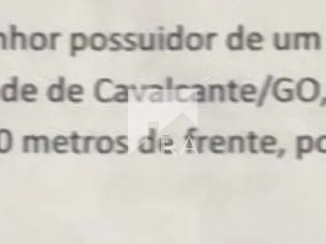 Terreno com 500m², à venda, no bairro Zona Rural em Minaçu