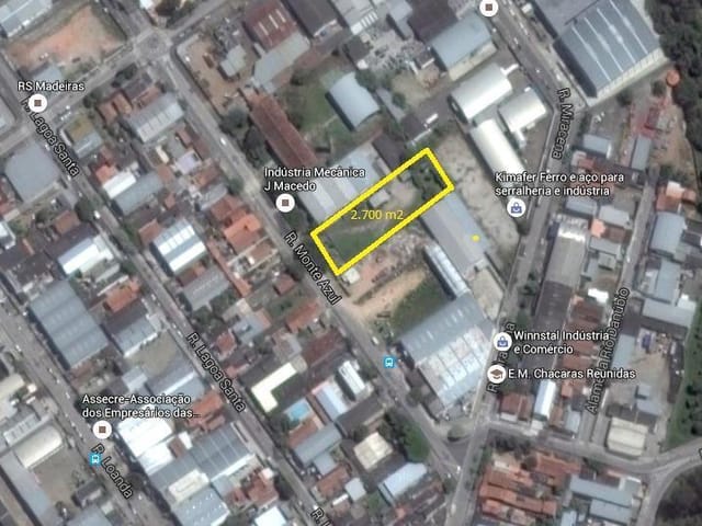 Foto do Terreno - Área à venda, 2700 m² por R$ 2.700.000,00 - Chácaras Reunidas - São José dos Campos/SP | RUSSI IMÓVEIS