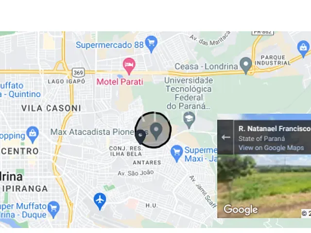 Terreno com 340m², à venda, no bairro Marumbi em Londrina
