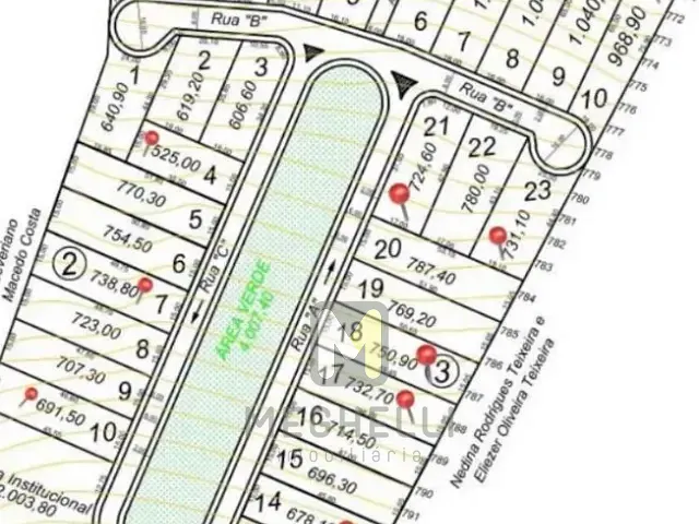 Terreno com 1215m², à venda, no bairro Zona Rural em Guapé