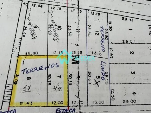 Terreno com 955m², à venda, no bairro Mauá em Novo Hamburgo