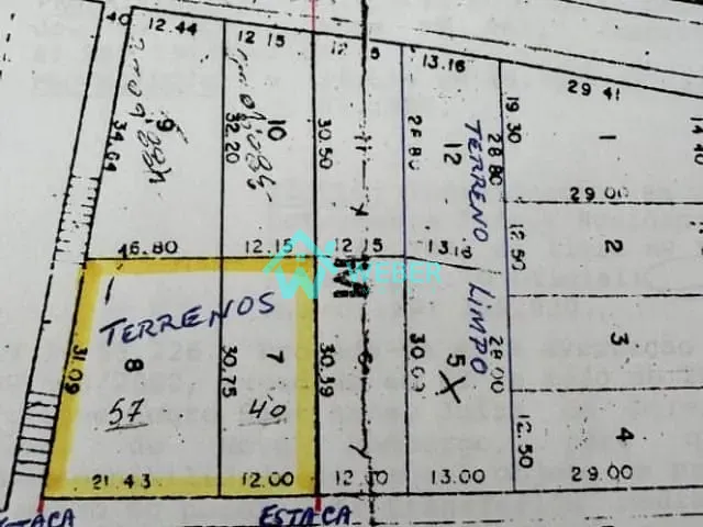 Terreno com 955m², à venda, no bairro Mauá em Novo Hamburgo