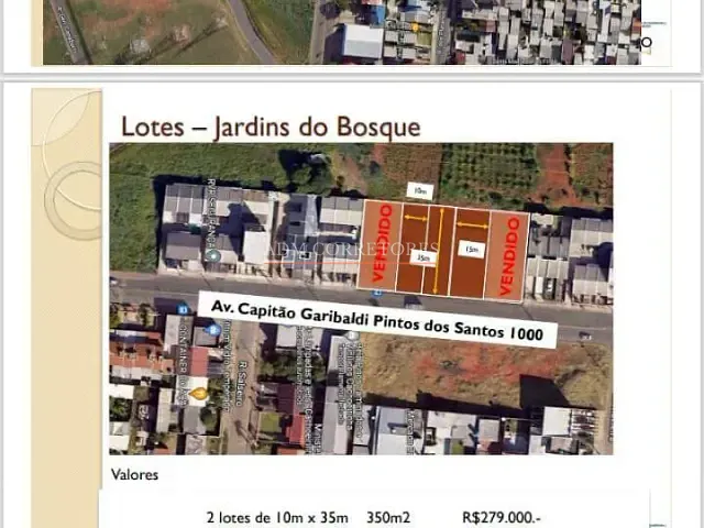 Terreno com 350m², à venda, no bairro Parque Granja Esperança em Cachoeirinha