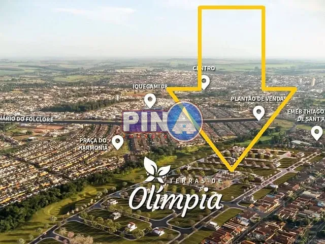 Terreno com 1063m², à venda, no bairro Terras de Olimpia em Olímpia