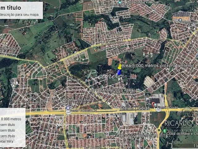 Terreno com 5000m², à venda, no bairro Chácaras Buritis em Goiânia
