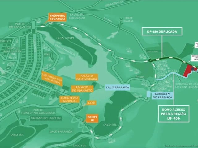 Terreno com 681m², à venda, no bairro Paranoá em Brasília
