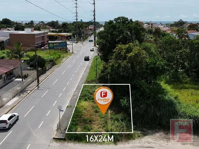 Terreno com 384m², à venda, no bairro Centro em Itapoá