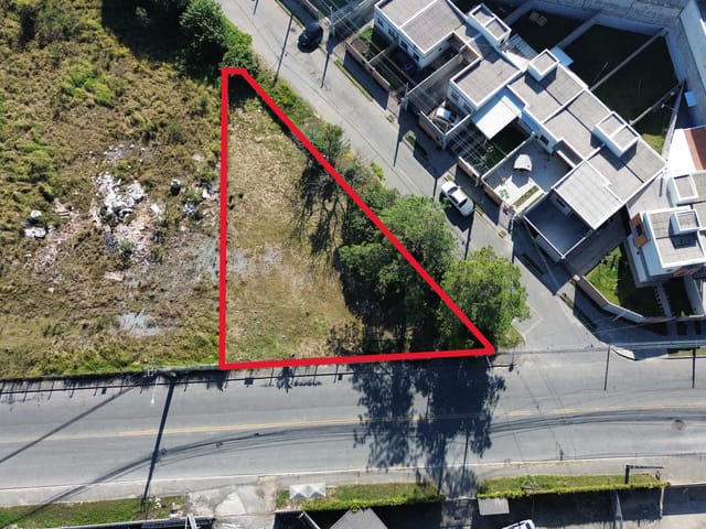 Foto do Terreno - Ótimo Terreno de ESQUINA medindo 864m² à venda, com 32 m de frente no bairro Campo Pequeno, Colombo, PR | K9 Imóveis