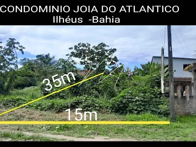 Terreno com 90m², à venda, no bairro Norte  em Ilhéus