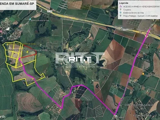 Terreno com 145979m², à venda, no bairro Área Rural de Sumaré em Sumaré