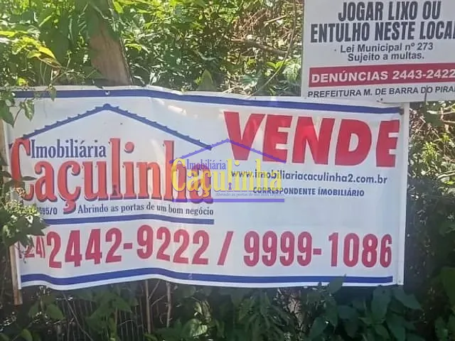 Terreno com 2000m², à venda, no bairro Ipiabas em Barra do Piraí