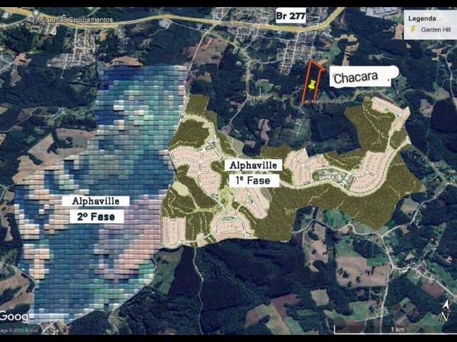 Terreno com 83793m², à venda, no bairro Alphaville Graciosa em Pinhais