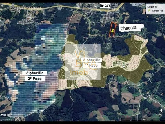 Terreno com 83793m², à venda, no bairro Alphaville Graciosa em Pinhais