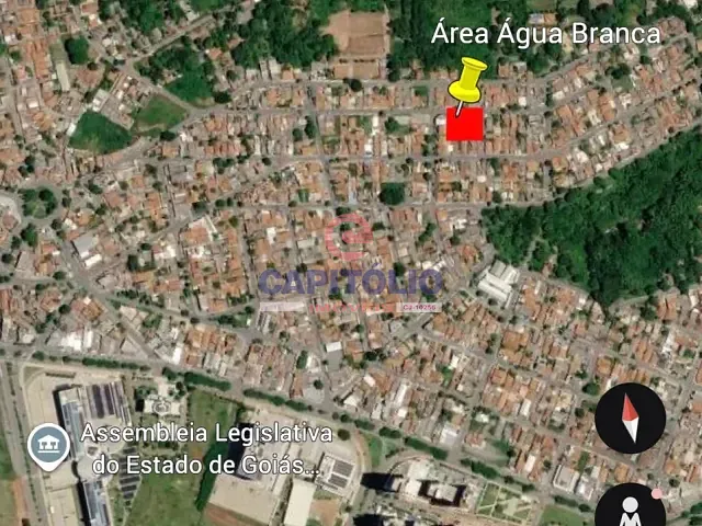 Terreno com 1125m², à venda, no bairro Água Branca em Goiânia
