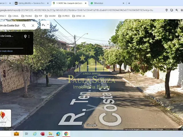 Terreno com 125m², à venda, no bairro Vila Garcia em Bauru