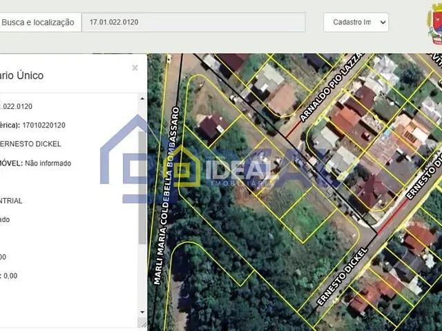 Terreno com 330m², à venda, no bairro Sintrial em Concórdia