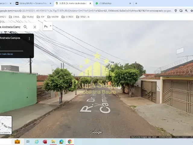 Terreno com 182m², à venda, no bairro Jardim Prudência em Bauru