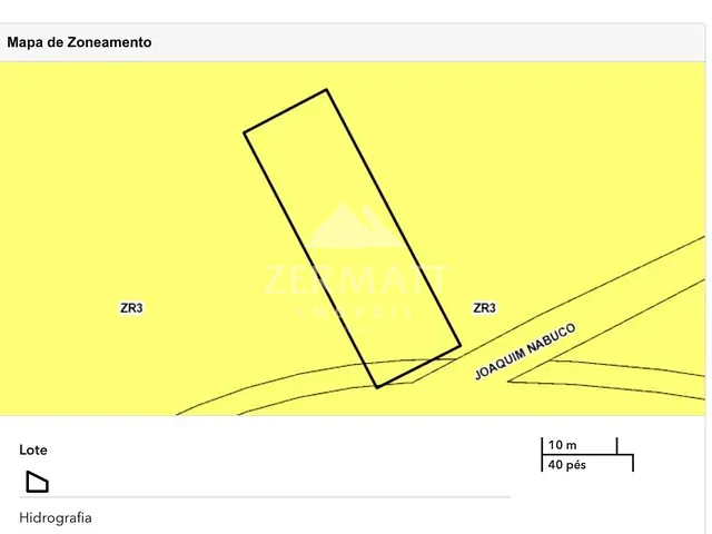 Terreno com 978m², à venda, no bairro Velha em Blumenau