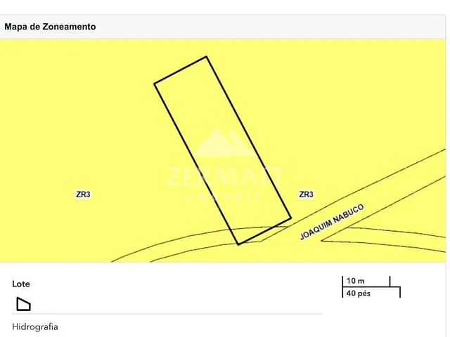 Terreno com 978m², à venda, no bairro Velha em Blumenau