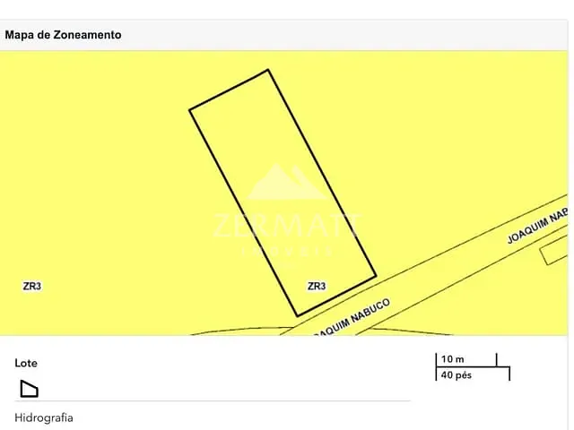 Terreno com 978m², à venda, no bairro Velha em Blumenau