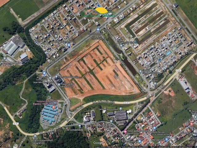 Foto do Terreno - Lotes financiáveis a partir de 150,15m² no Blue Condomínio Clube - Deltaville – Biguaçu/SC | Costão Sul Imóveis