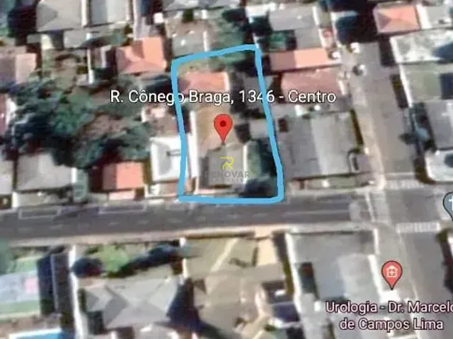 Terreno com 839m², à venda, no bairro Centro em Guarapuava