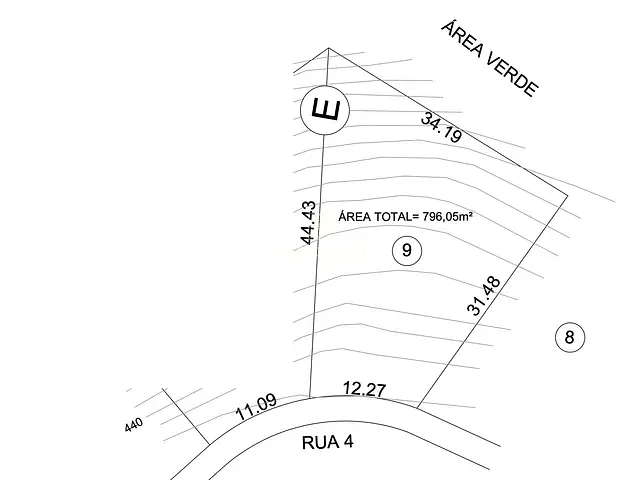 Terreno com 796m², à venda, no bairro Jardim Belvedere em Volta Redonda