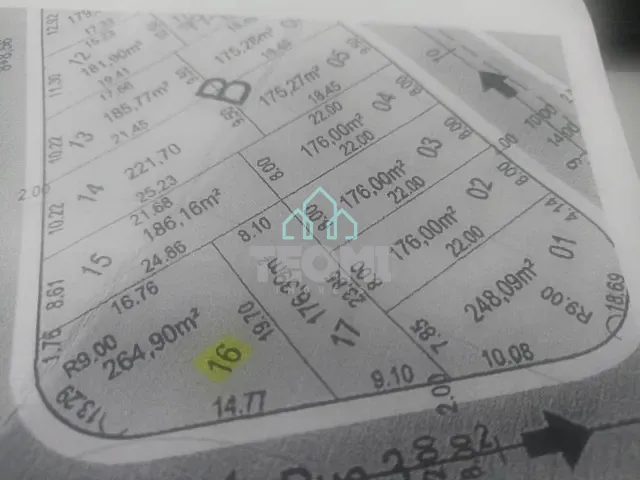 Terreno com 265m², à venda, no bairro Residencial Vale das Acacias em Pindamonhangaba