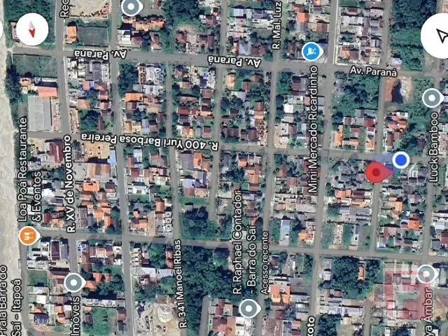 Terreno com 180m², à venda, no bairro Barra do Saí em Itapoá