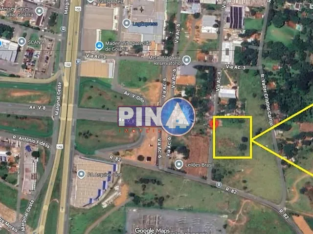 Terreno com 3500m², para alugar, no bairro Chácaras Marivânia em Aparecida de Goiânia