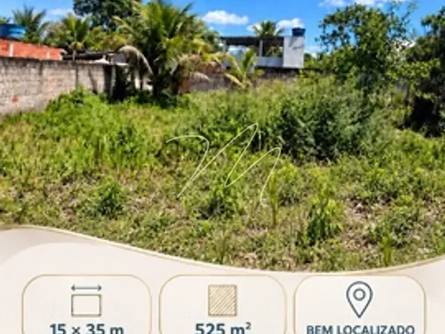 Terreno com 525m², à venda, no bairro Aritaguá em Ilhéus