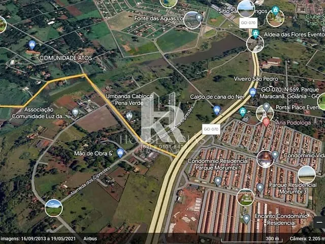 Terreno com 16185m², à venda, no bairro Sítios de Recreio dos Bandeirantes em Goiânia