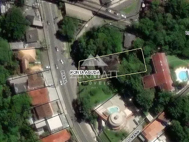 Terreno com 1117m², à venda, no bairro Ponta Aguda em Blumenau