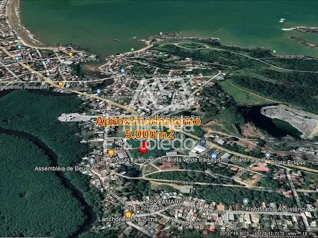 Terreno com 5000m², à venda, no bairro Perocão em Guarapari