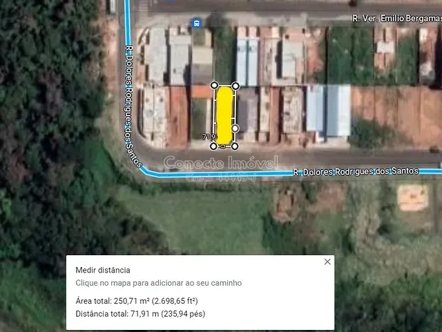 Terreno com 250m², à venda, no bairro Residencial Reserva da Barra em Jaguariúna