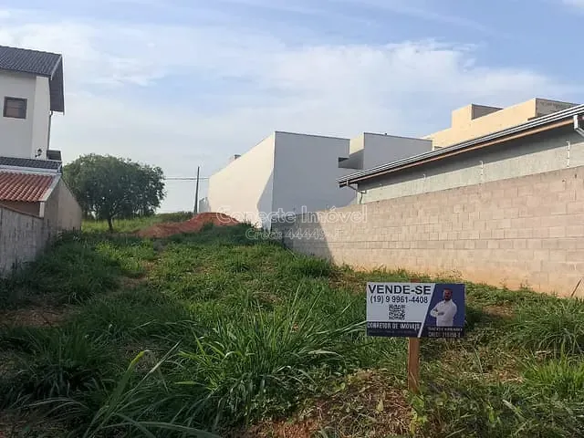 Terreno com 250m², à venda, no bairro Residencial Reserva da Barra em Jaguariúna