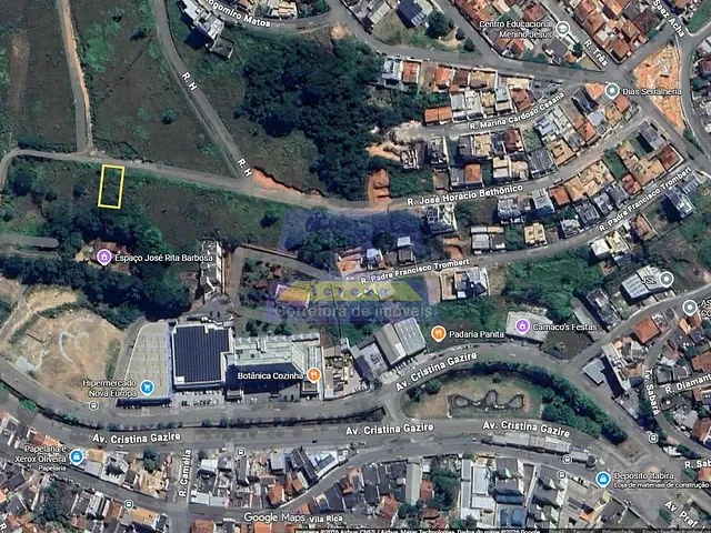 Terreno com 360m², à venda, no bairro Santa Matilde em Itabira