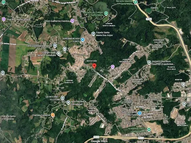 Terreno com 29m², à venda, no bairro Botiatuba em Almirante Tamandare