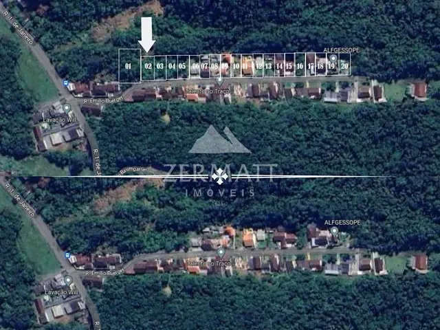 Terreno com 420m², à venda, no bairro Fortaleza  em Blumenau
