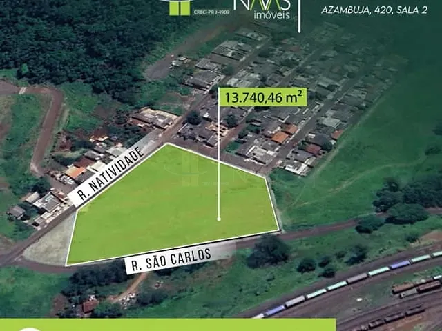 Terreno com 13740m², à venda, no bairro Vila Regina em Apucarana